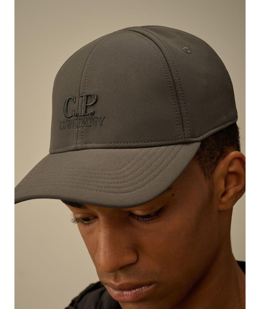 CP COMPANY Зеленая синтетическая кепка/бейсболка, фото 4