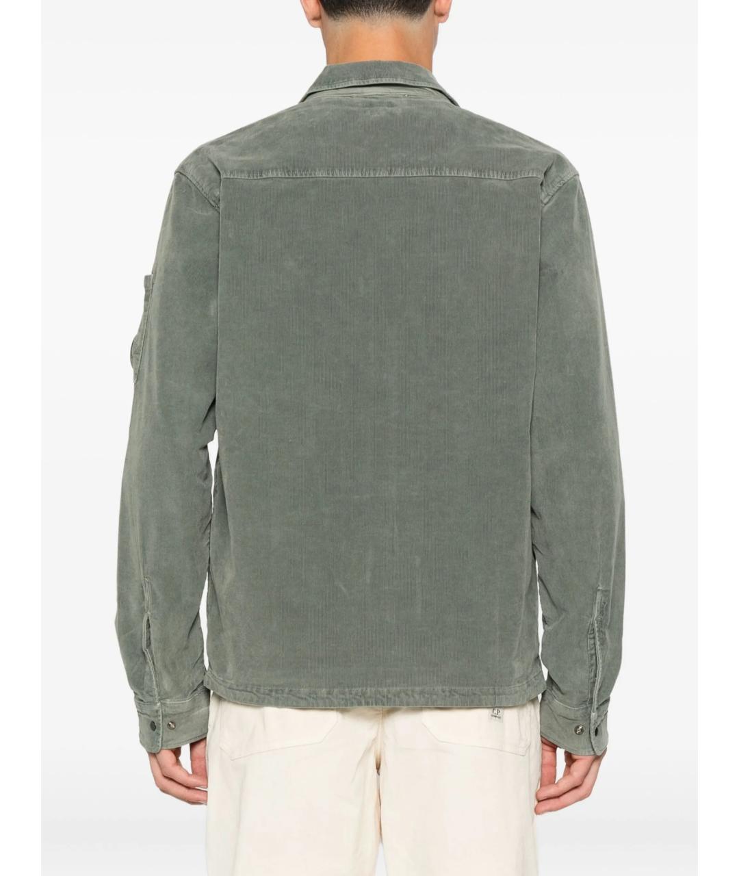 CP COMPANY Зеленая хлопковая кэжуал рубашка, фото 4