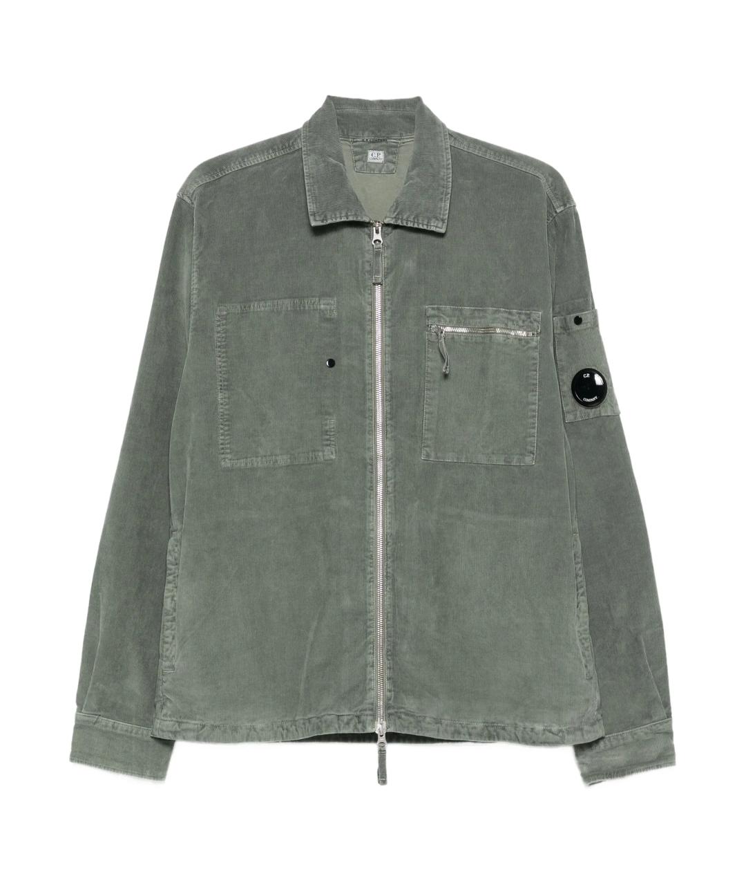 CP COMPANY Зеленая хлопковая кэжуал рубашка, фото 1