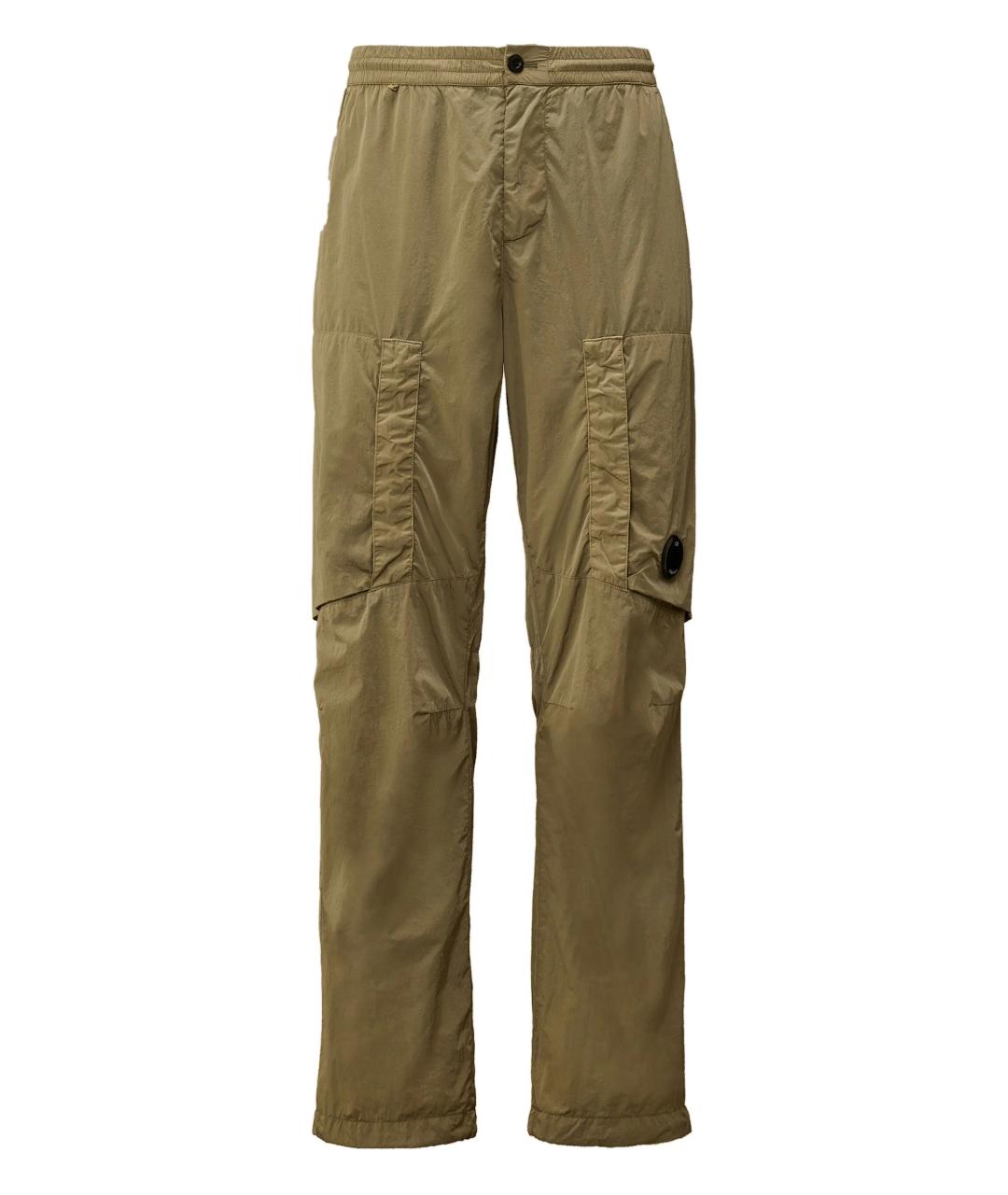 CP COMPANY Зеленые полиамидовые повседневные брюки, фото 1
