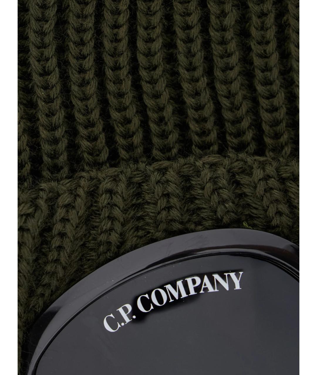 CP COMPANY Зеленая шерстяная шапка, фото 3
