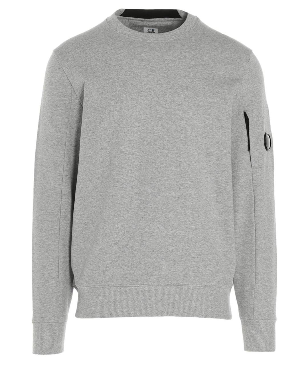 CP COMPANY Серый хлопковый джемпер / свитер, фото 1