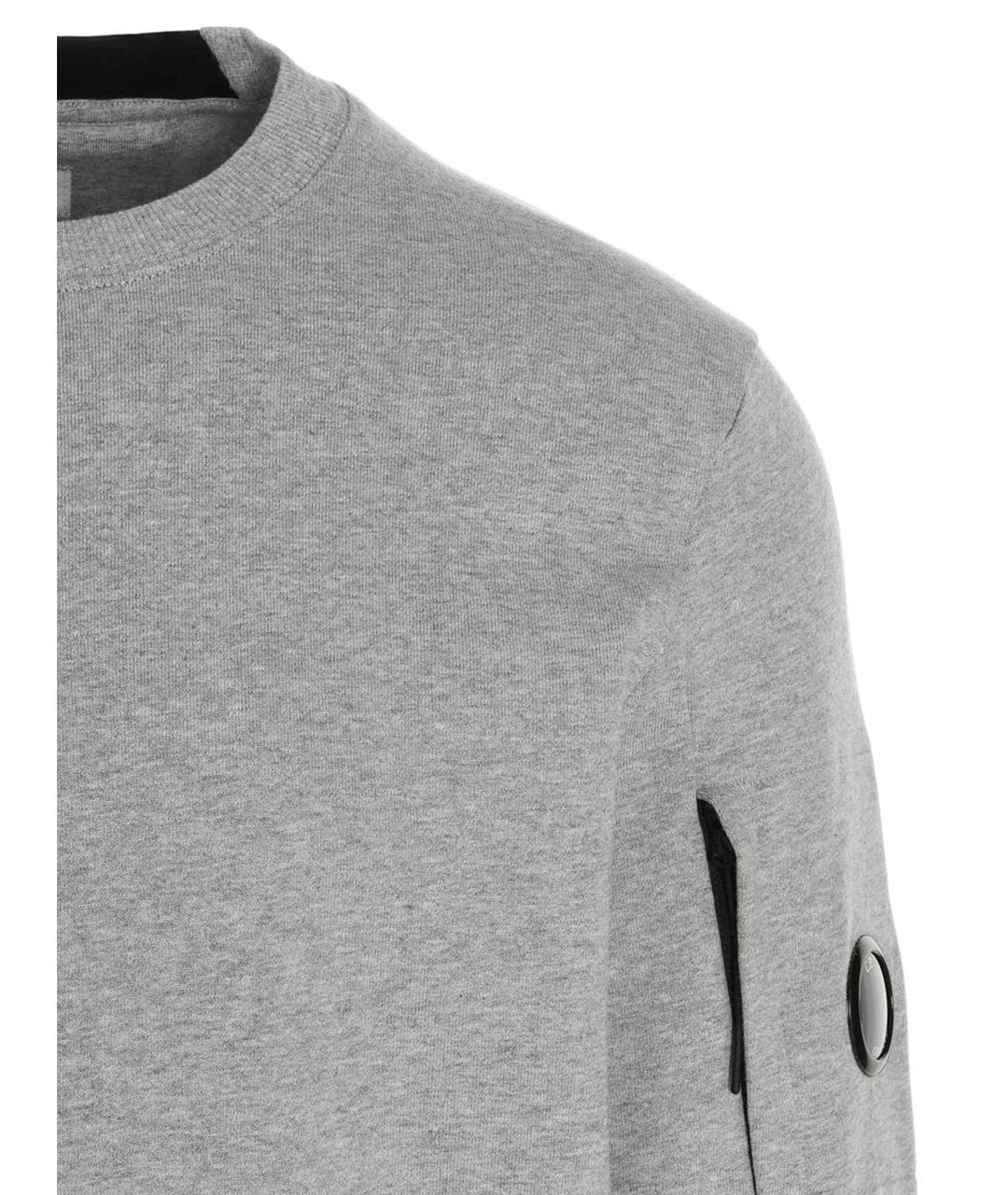 CP COMPANY Серый хлопковый джемпер / свитер, фото 3