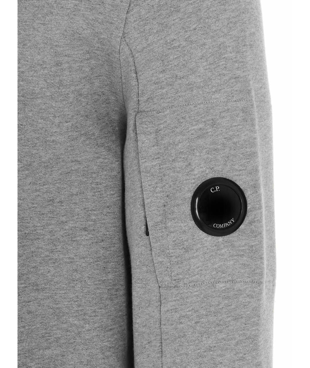 CP COMPANY Серый хлопковый джемпер / свитер, фото 4