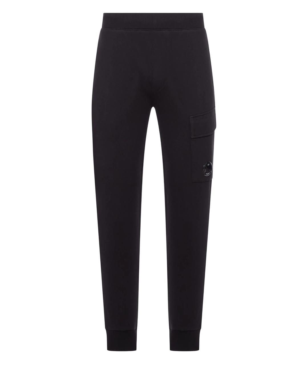 CP COMPANY Черные хлопковые повседневные брюки, фото 1