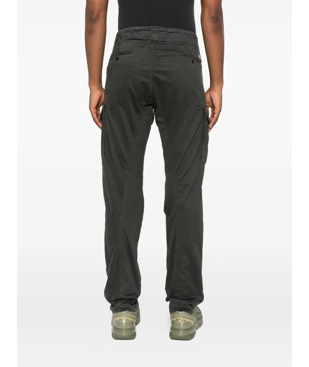 CP COMPANY Серые хлопковые повседневные брюки, фото 4