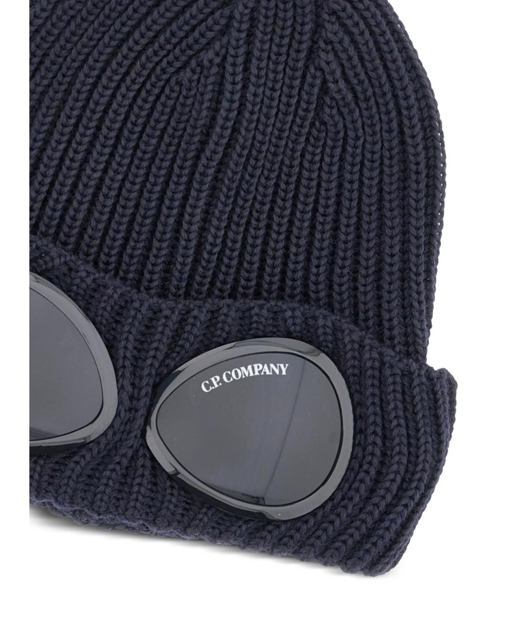 CP COMPANY Темно-синяя шерстяная шапка, фото 2