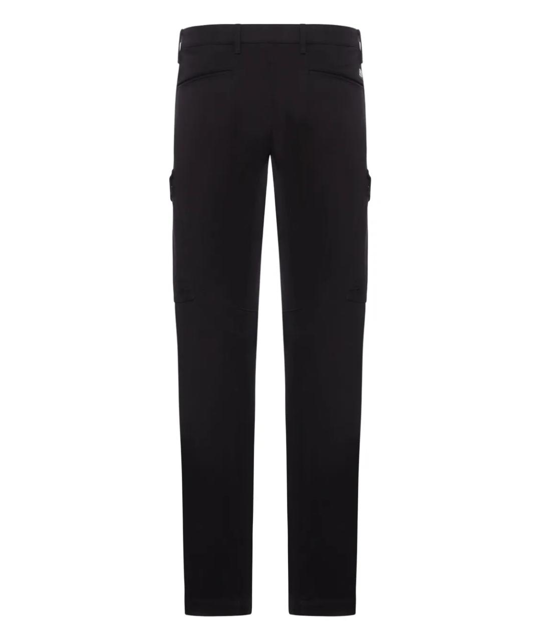 CP COMPANY Черные хлопковые повседневные брюки, фото 2