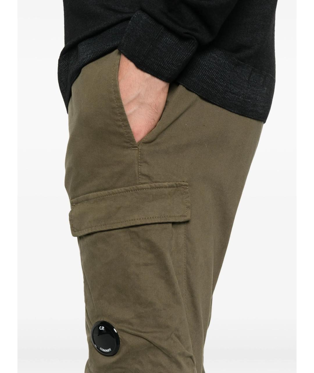 CP COMPANY Хаки хлопковые повседневные брюки, фото 5
