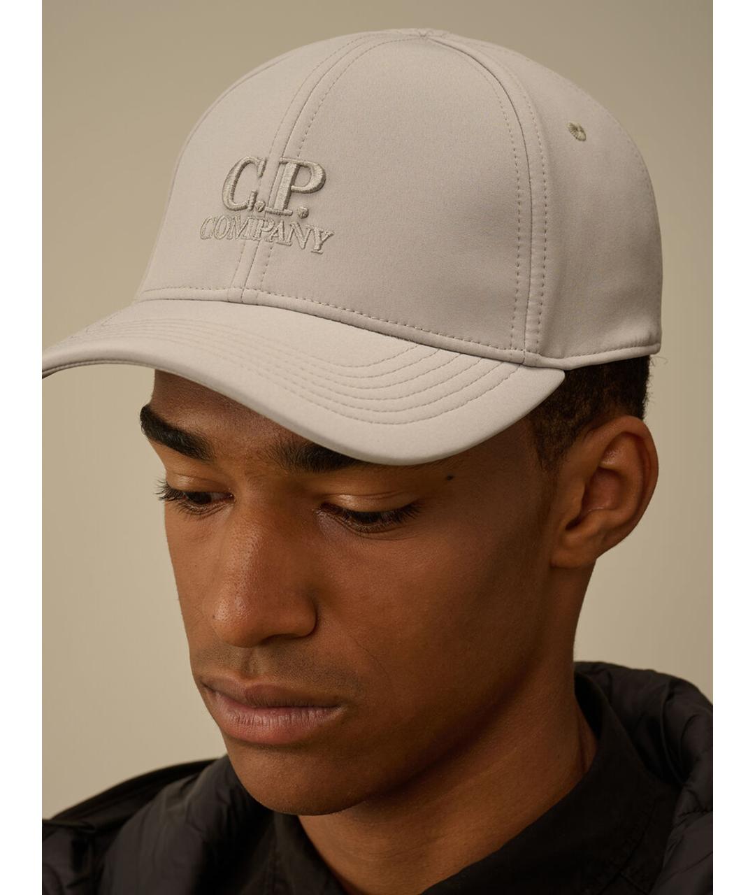 CP COMPANY Бежевая синтетическая кепка/бейсболка, фото 4