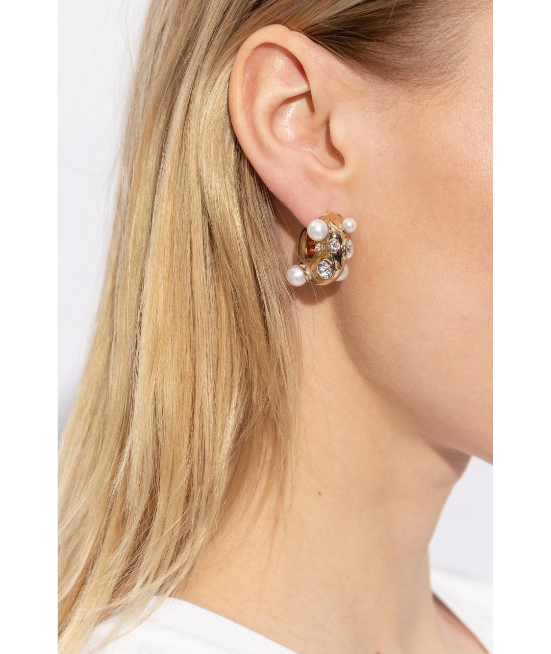 DRIES VAN NOTEN Золотые серьги, фото 4