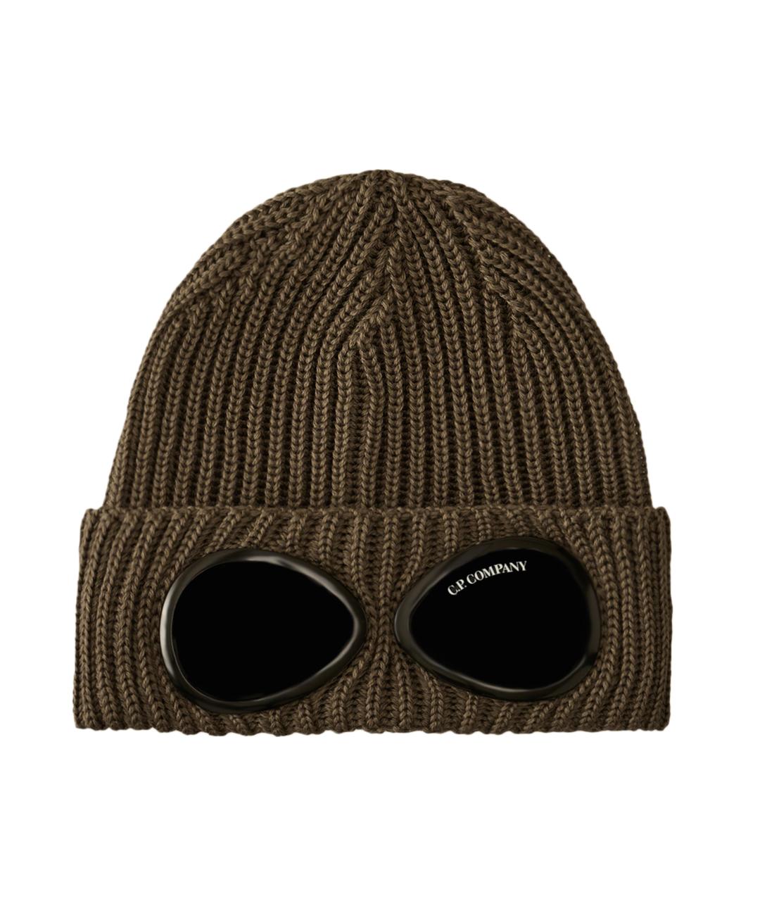 CP COMPANY Хаки шерстяная шапка, фото 1