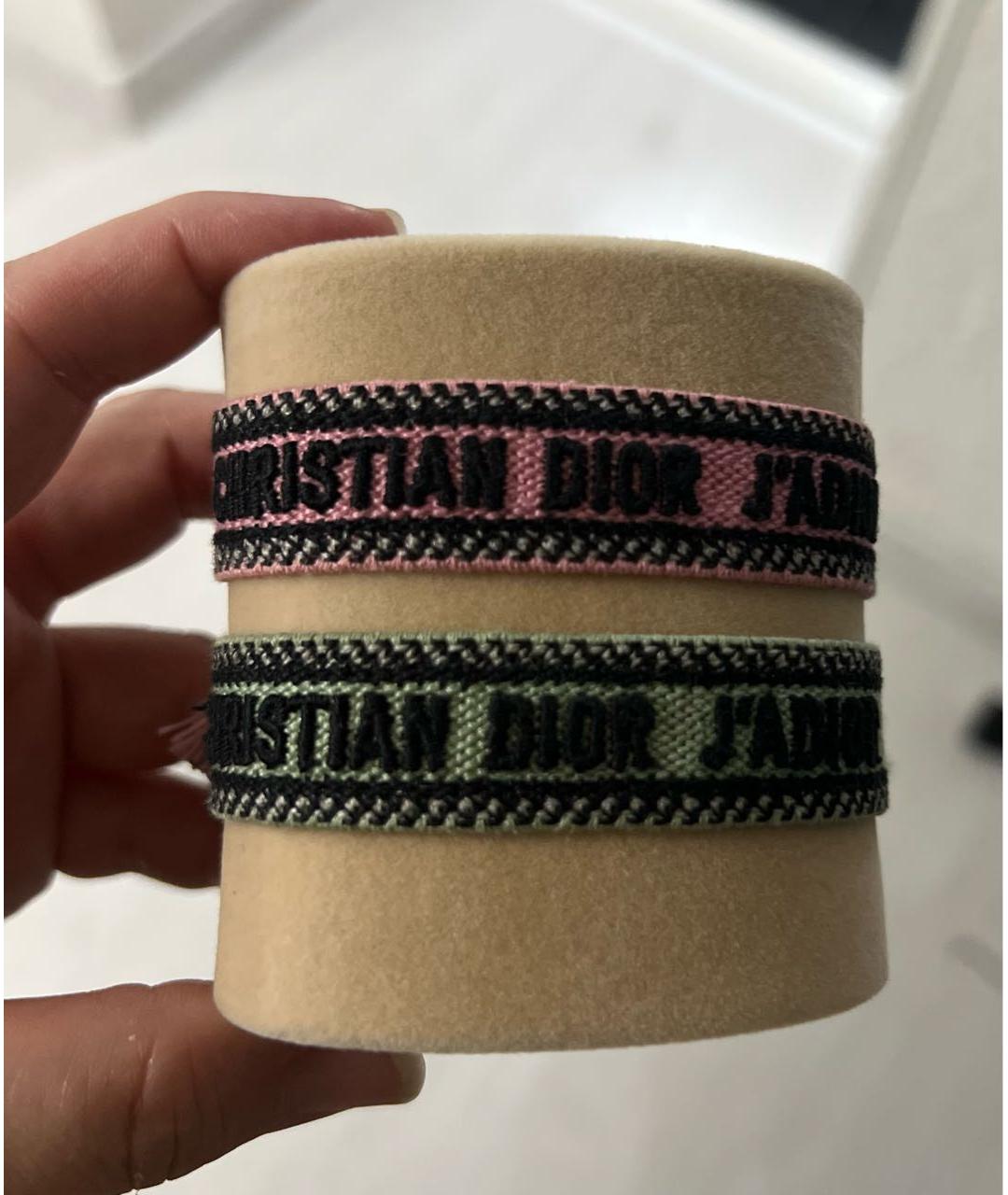 CHRISTIAN DIOR Розовый браслет, фото 2