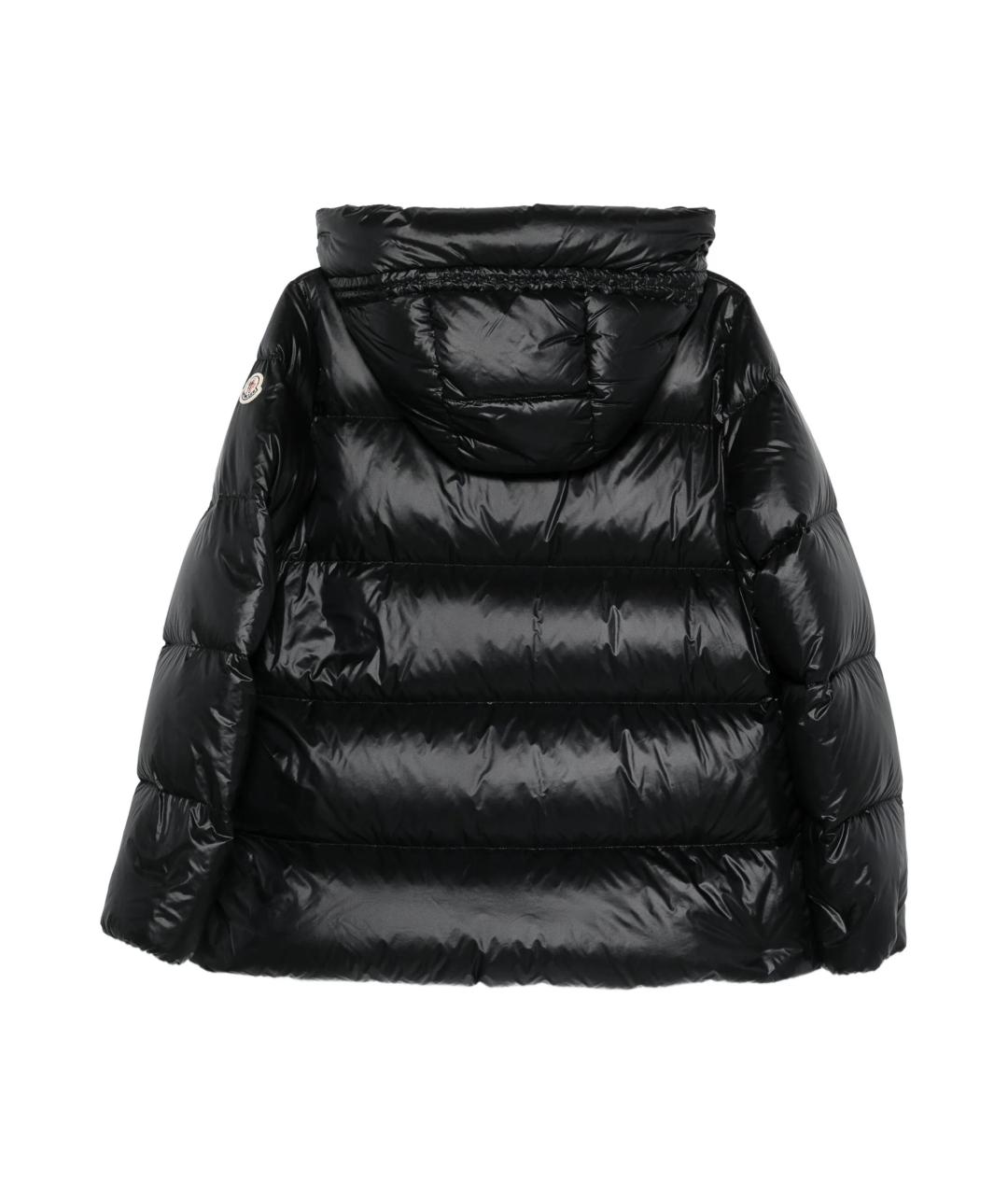 MONCLER Черная полиамидовая куртка, фото 2