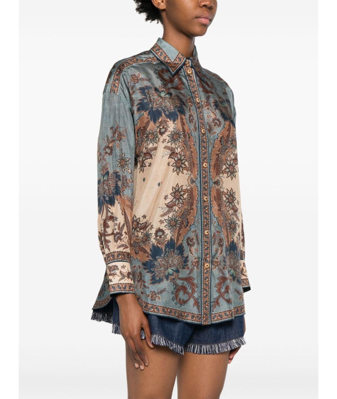 ZIMMERMANN Мульти шелковая рубашка, фото 3