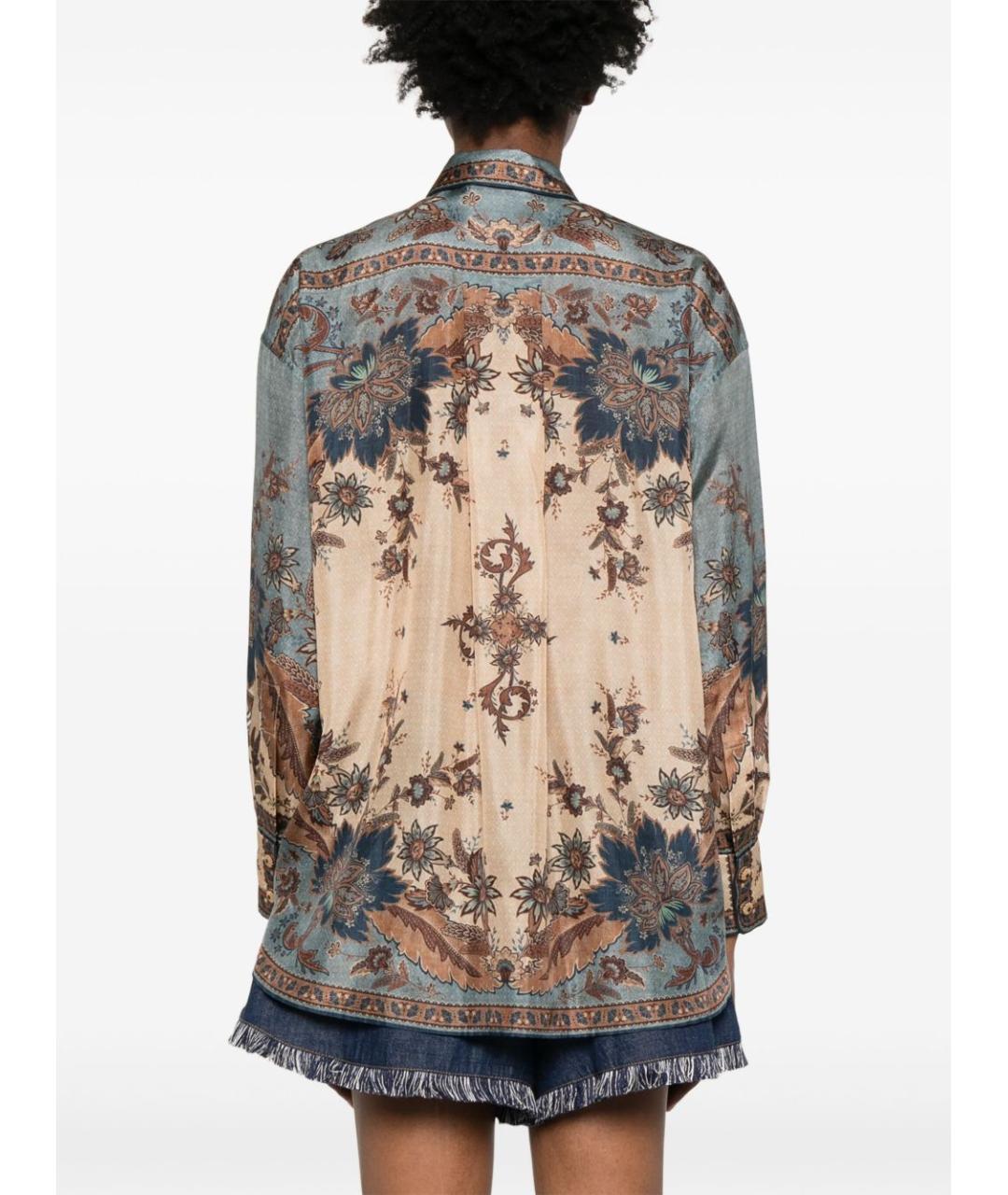 ZIMMERMANN Мульти шелковая рубашка, фото 4