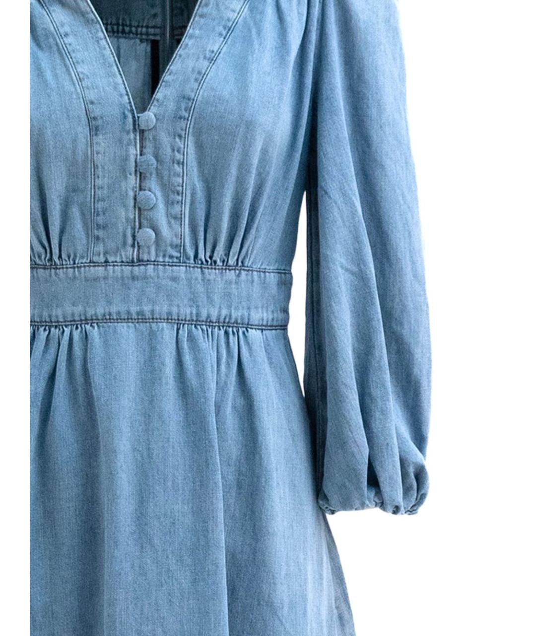ZIMMERMANN Голубое хлопковое платье, фото 2