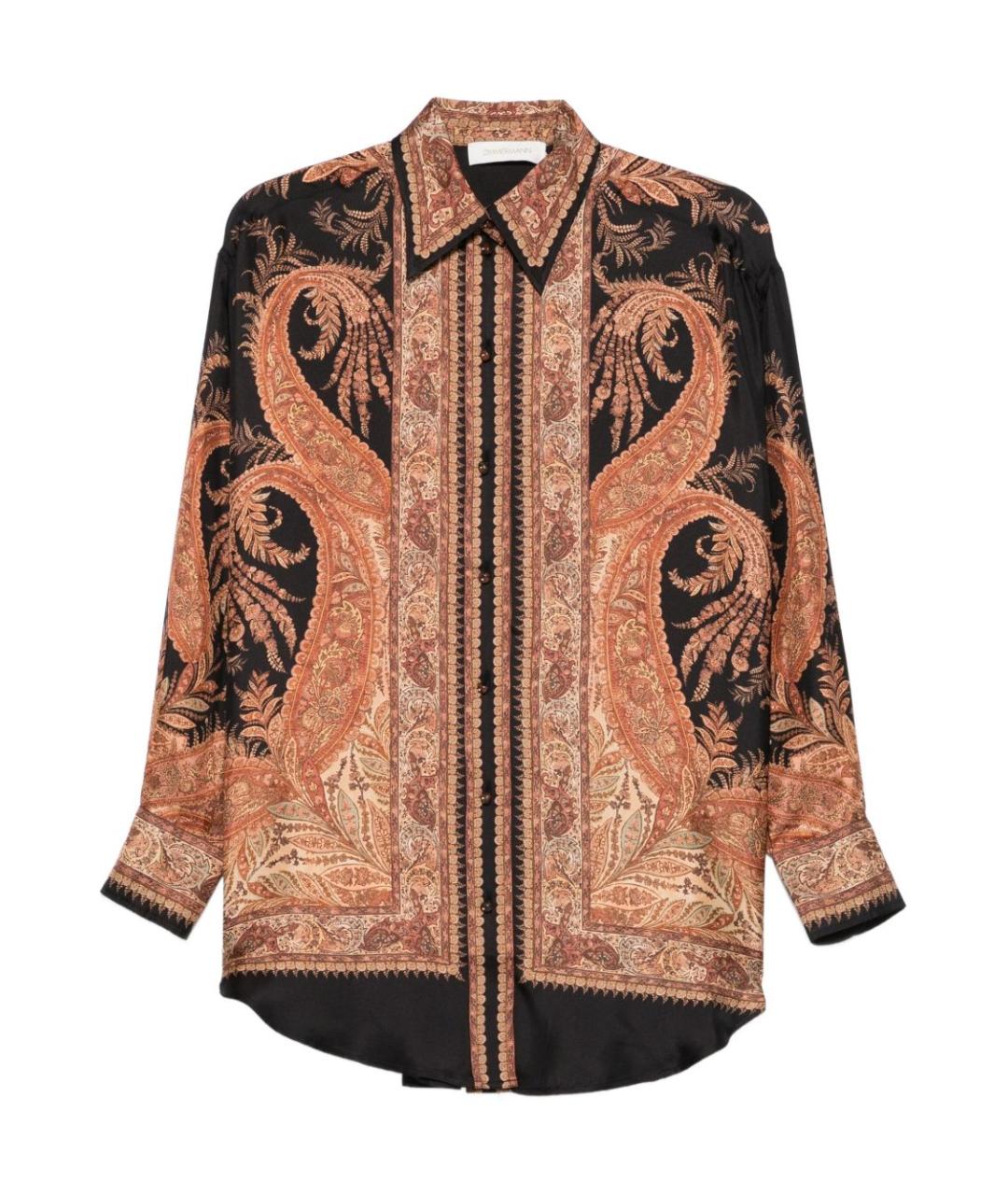ZIMMERMANN Мульти шелковая рубашка, фото 1