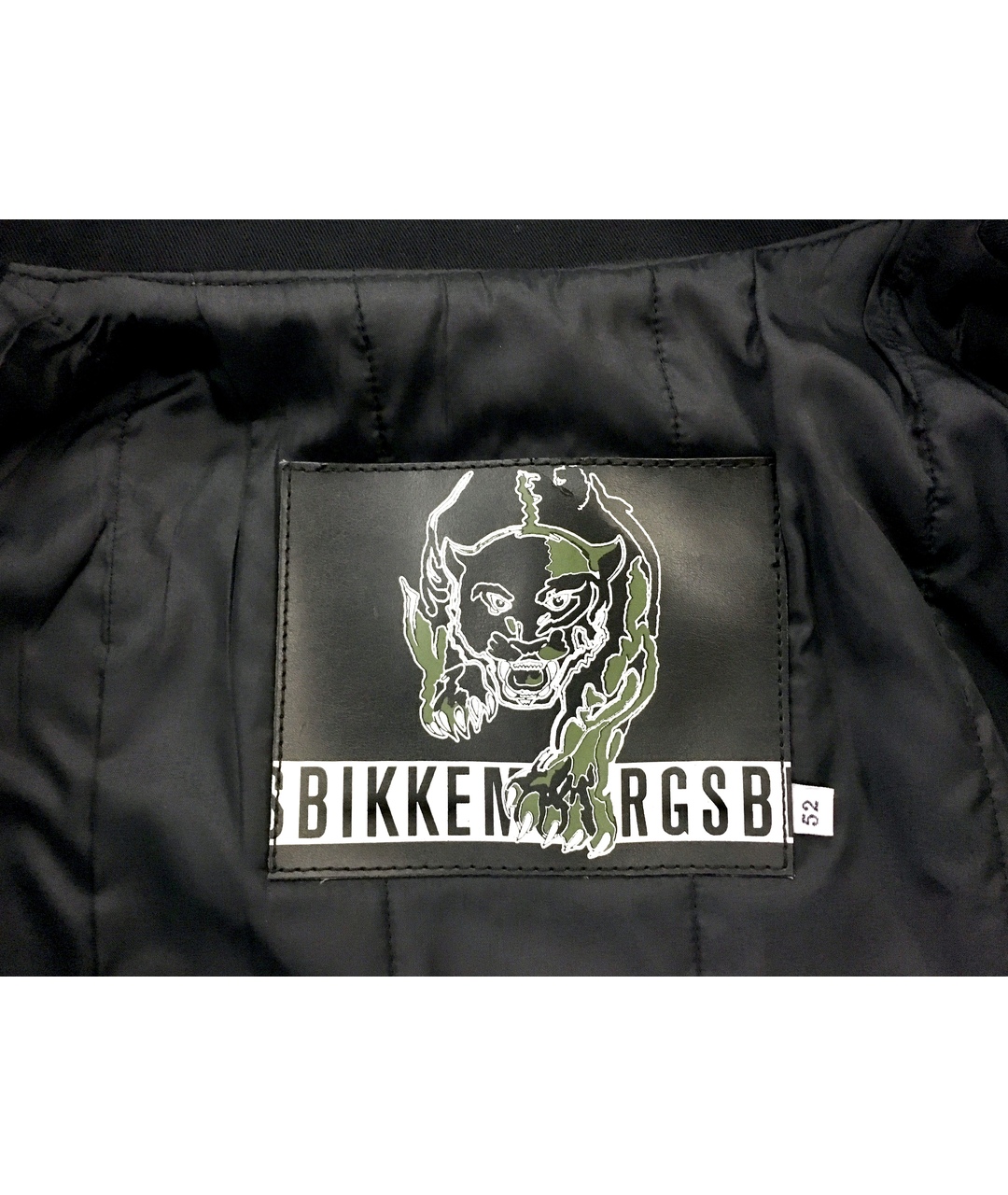 BIKKEMBERGS Черная хлопковая куртка, фото 9