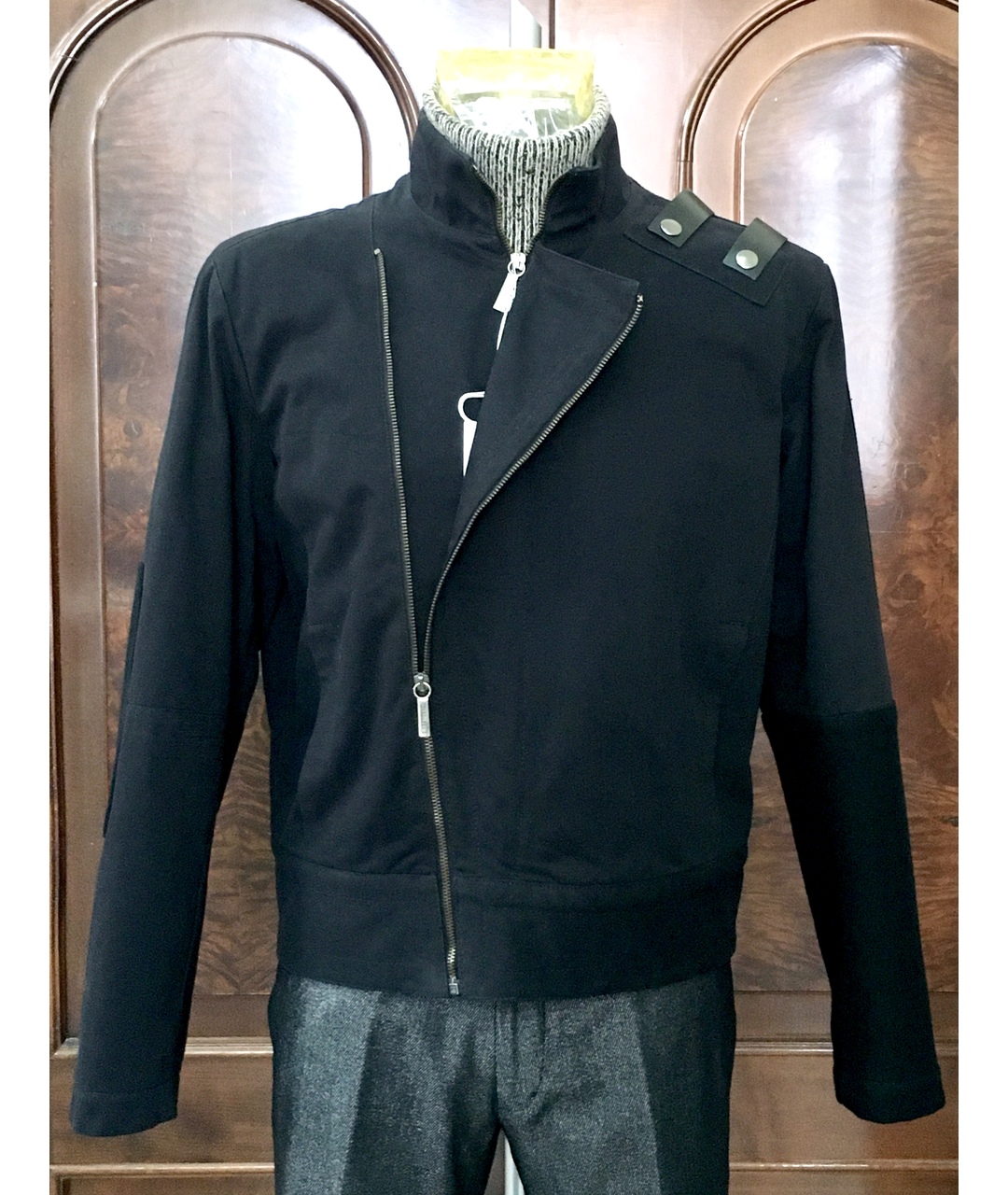 BIKKEMBERGS Черная хлопковая куртка, фото 4