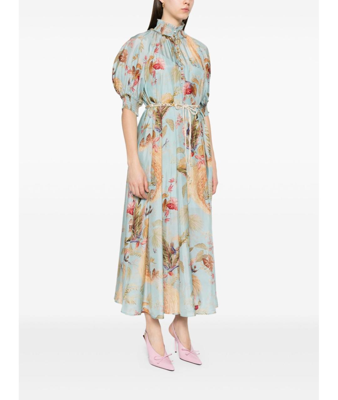 ZIMMERMANN Мульти шелковое платье, фото 5