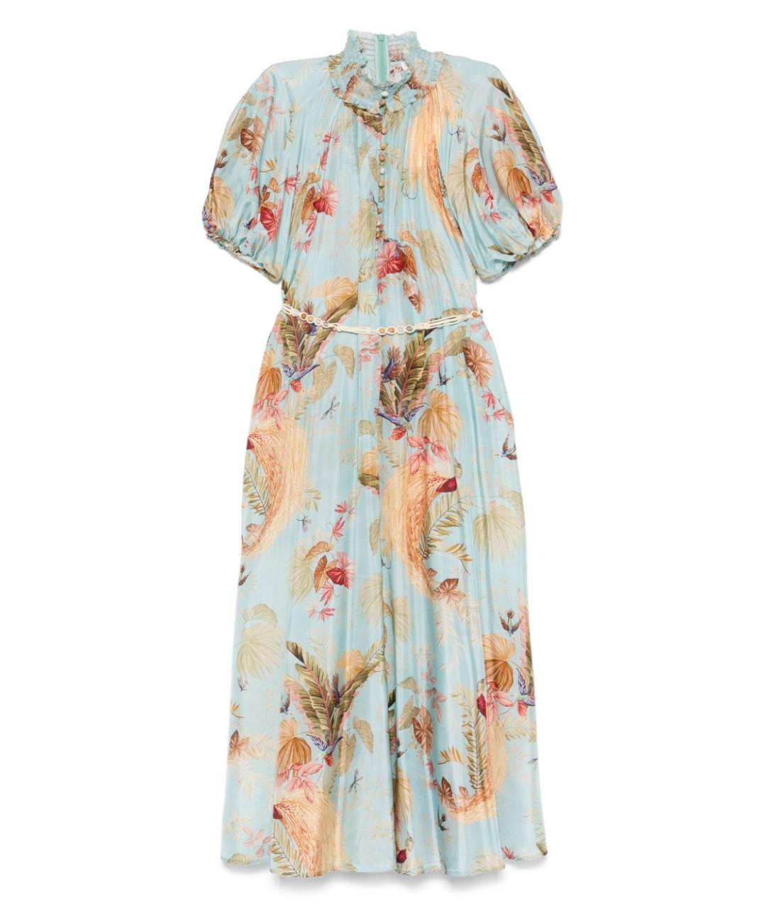 ZIMMERMANN Мульти шелковое платье, фото 1