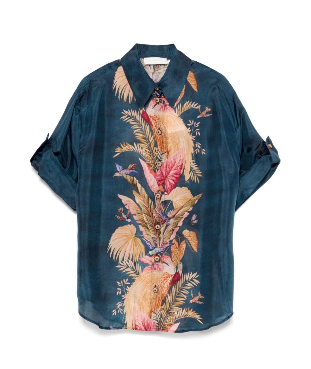 ZIMMERMANN Мульти шелковая рубашка, фото 1