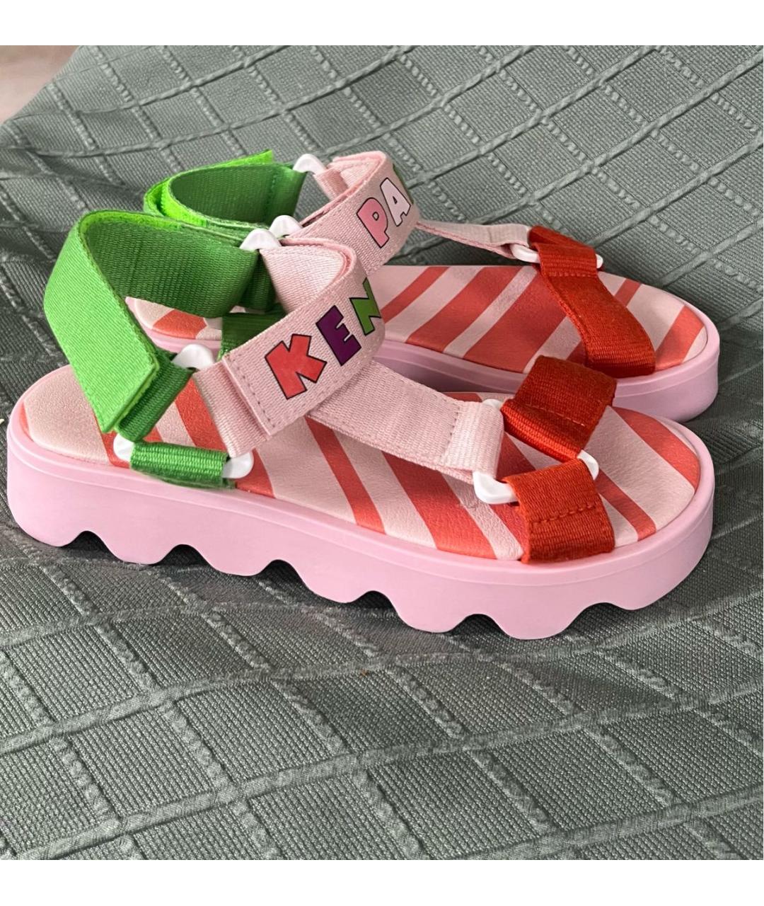 KENZO Мульти резиновые сандалии и шлепанцы, фото 3