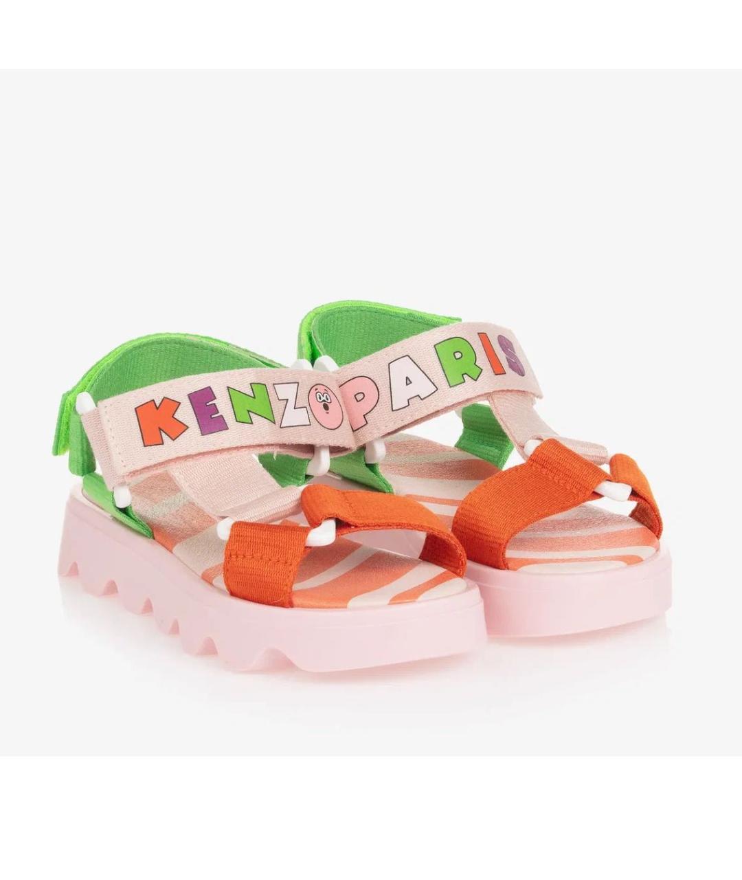 KENZO Мульти резиновые сандалии и шлепанцы, фото 5