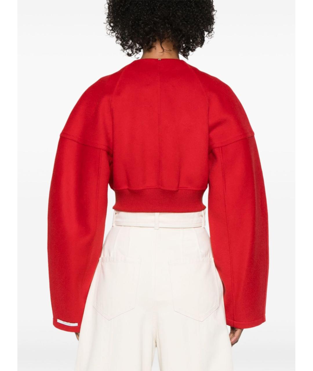 SPORTMAX Красная шерстяная куртка, фото 3