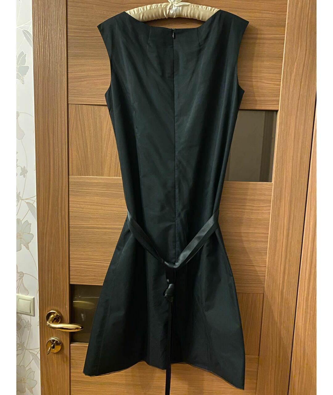 LAUREL Черное полиэстеровое вечернее платье, фото 2