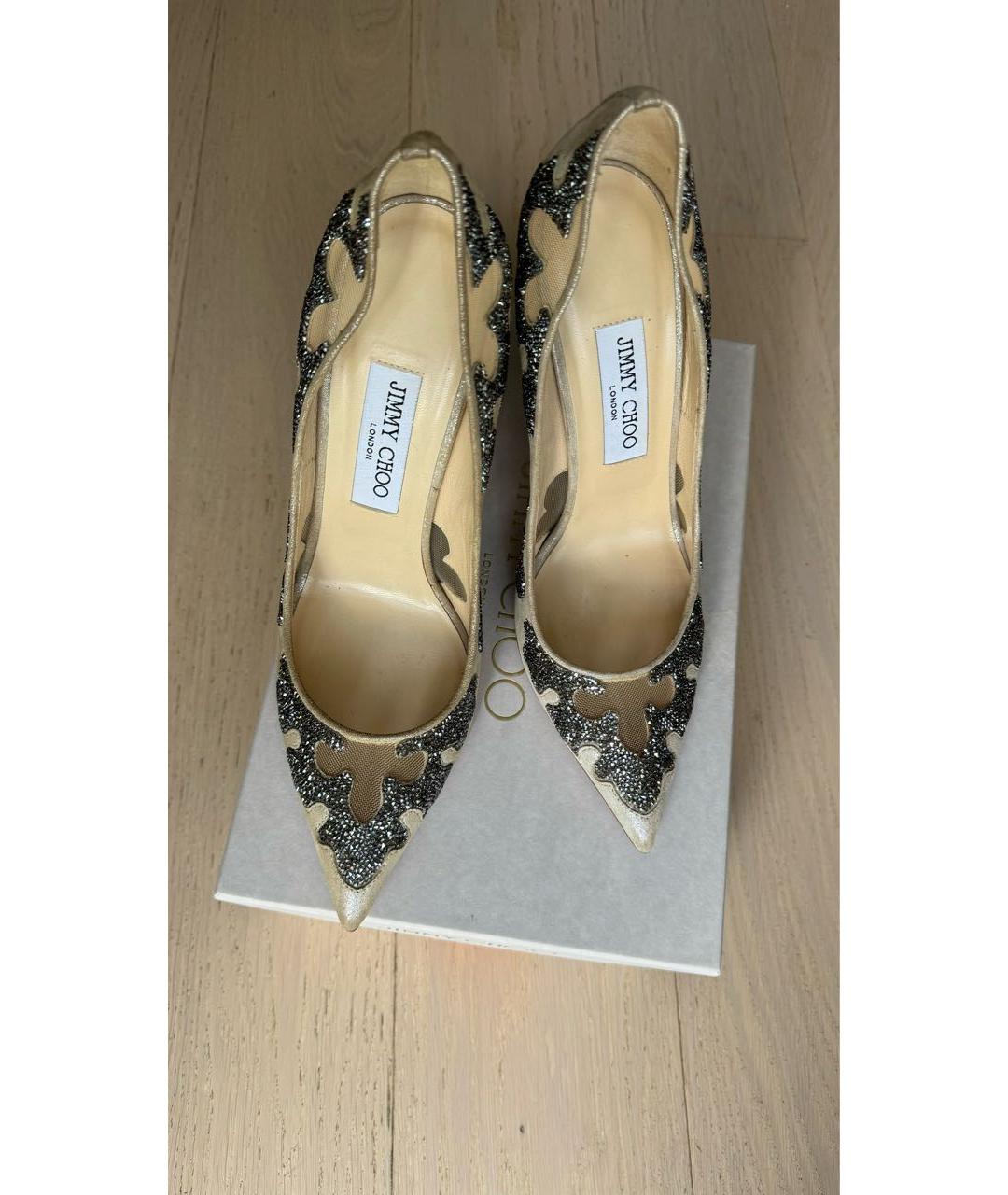 JIMMY CHOO Бежевые туфли, фото 2