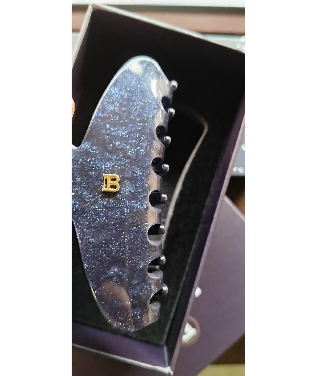 BALMAIN Черная заколка, фото 4