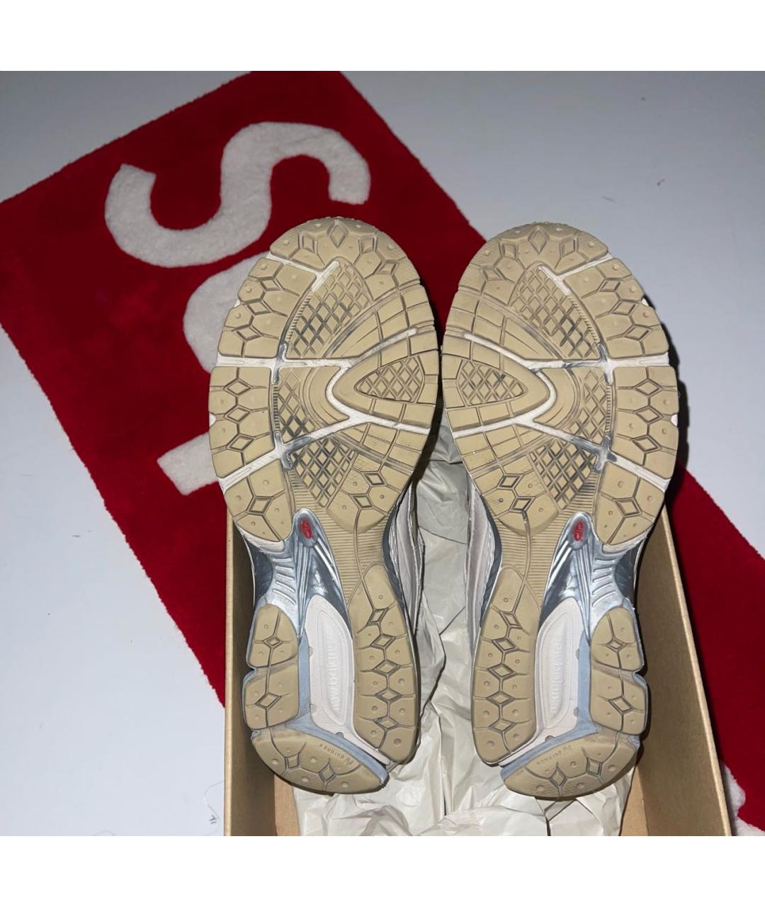 NEW BALANCE Бежевые нубуковые низкие кроссовки / кеды, фото 5
