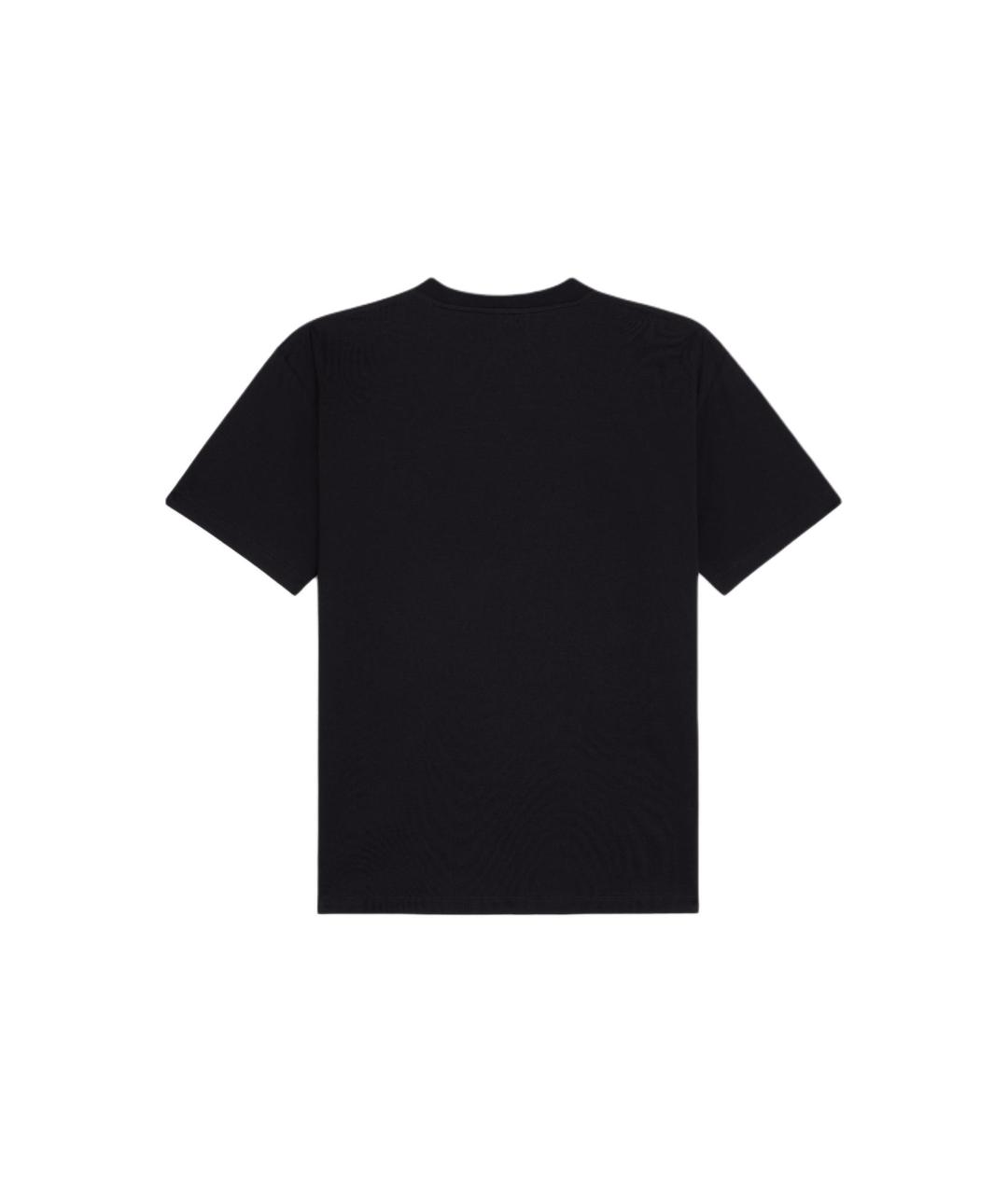 CELINE Черная футболка, фото 2