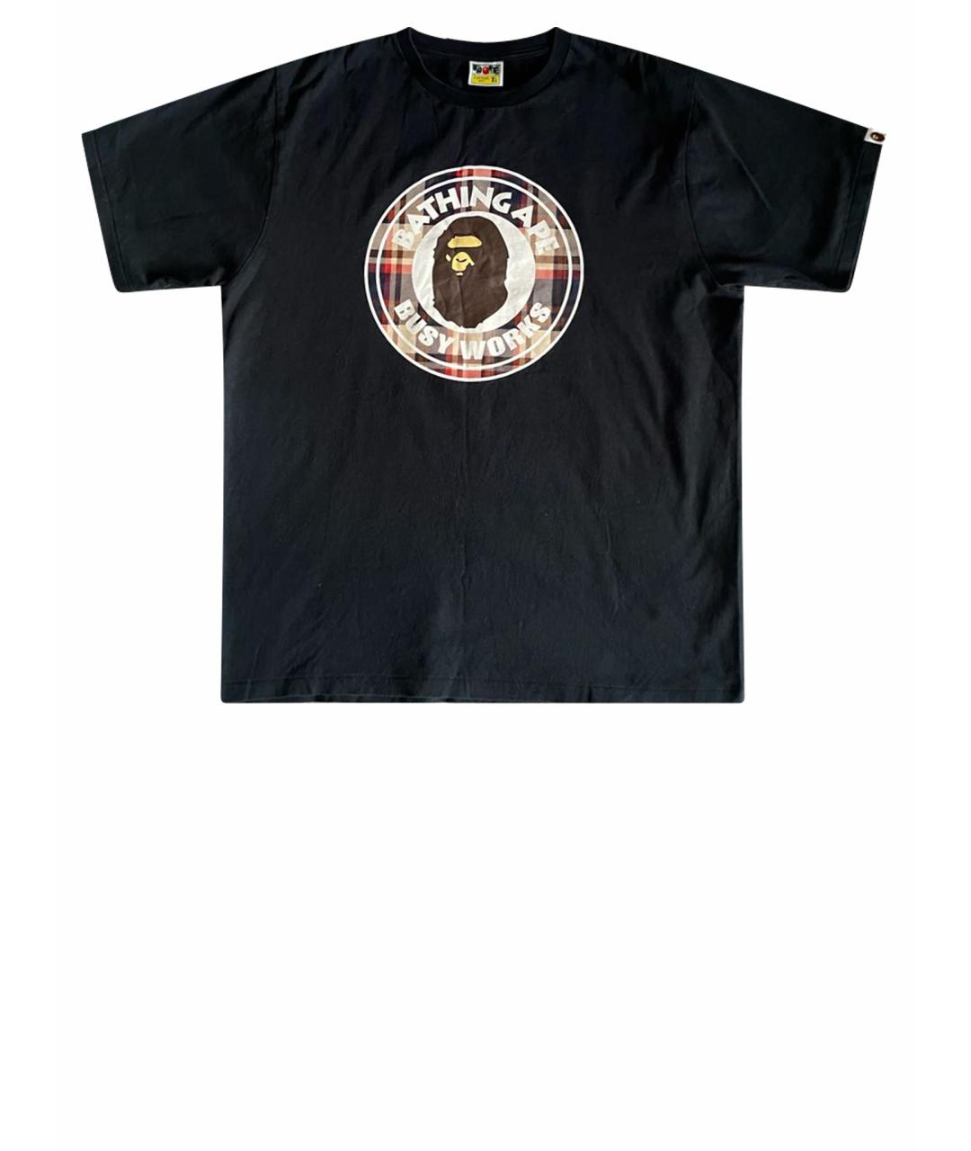 BAPE Черная хлопковая футболка, фото 1