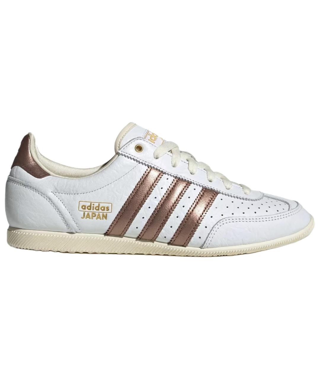 ADIDAS Белые кожаные кеды, фото 1