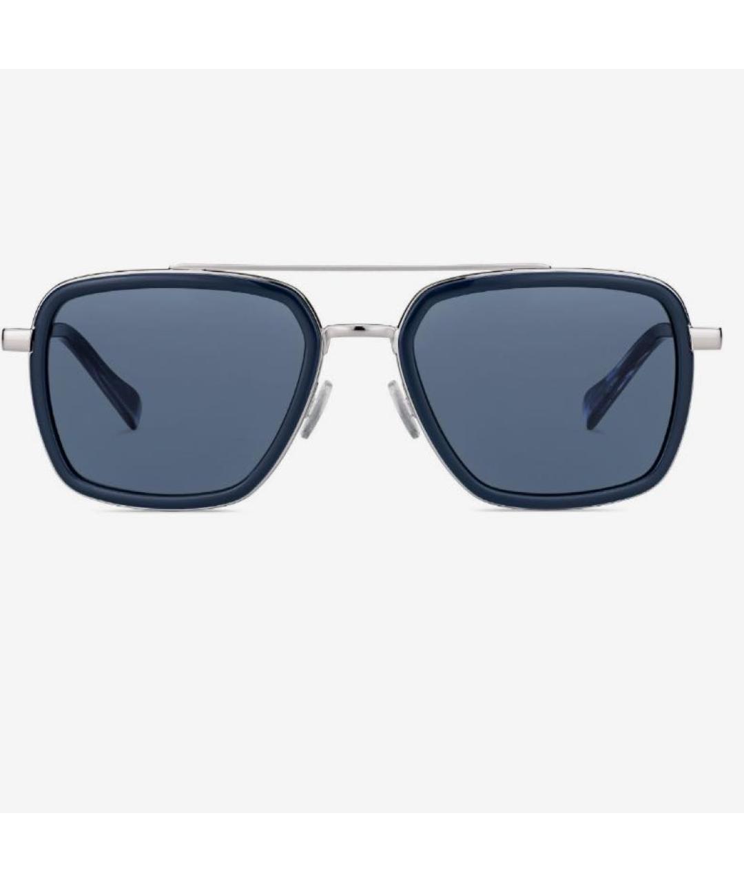 HUGO BOSS Синие металлические солнцезащитные очки, фото 3