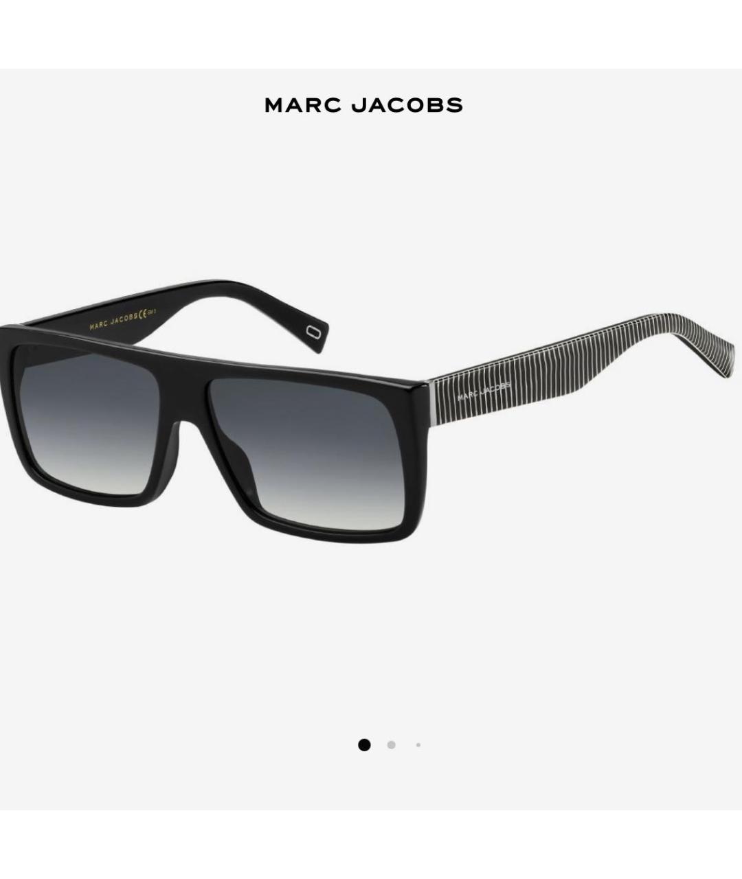 MARC JACOBS Черные пластиковые солнцезащитные очки, фото 7