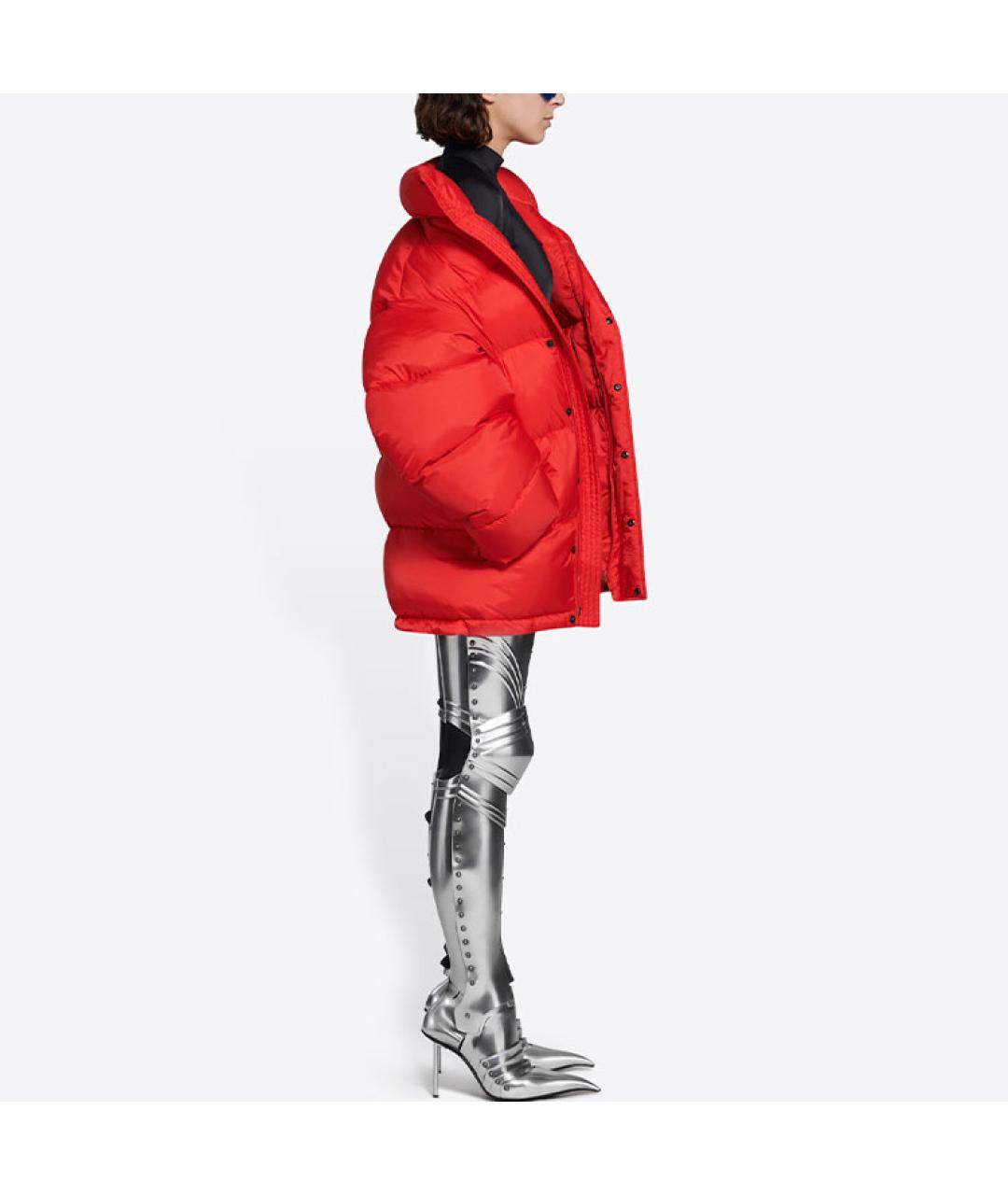 BALENCIAGA Красный пуховик, фото 5