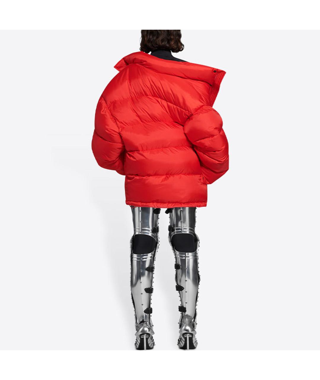 BALENCIAGA Красный пуховик, фото 4