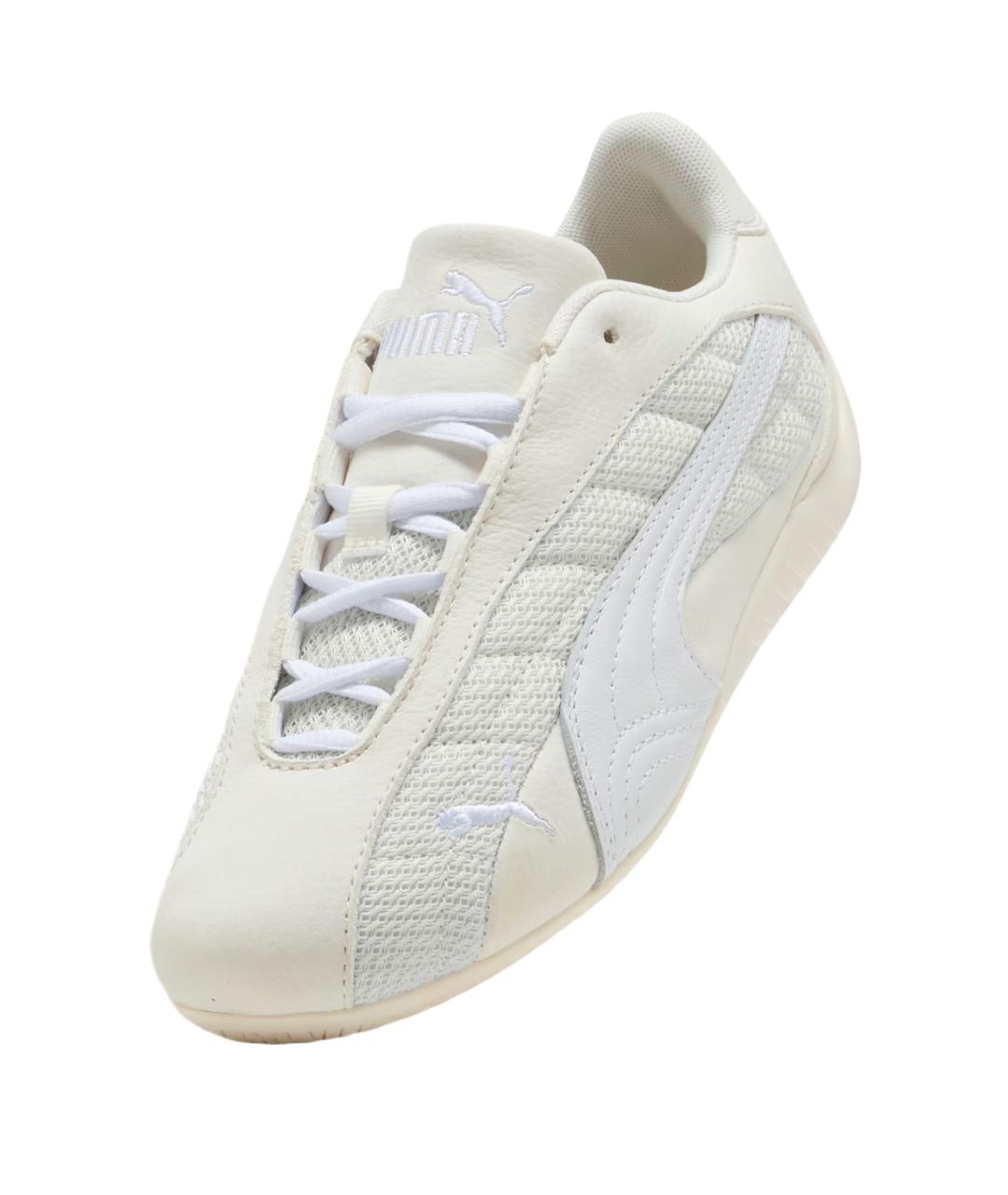 PUMA Бежевые замшевые кроссовки, фото 4