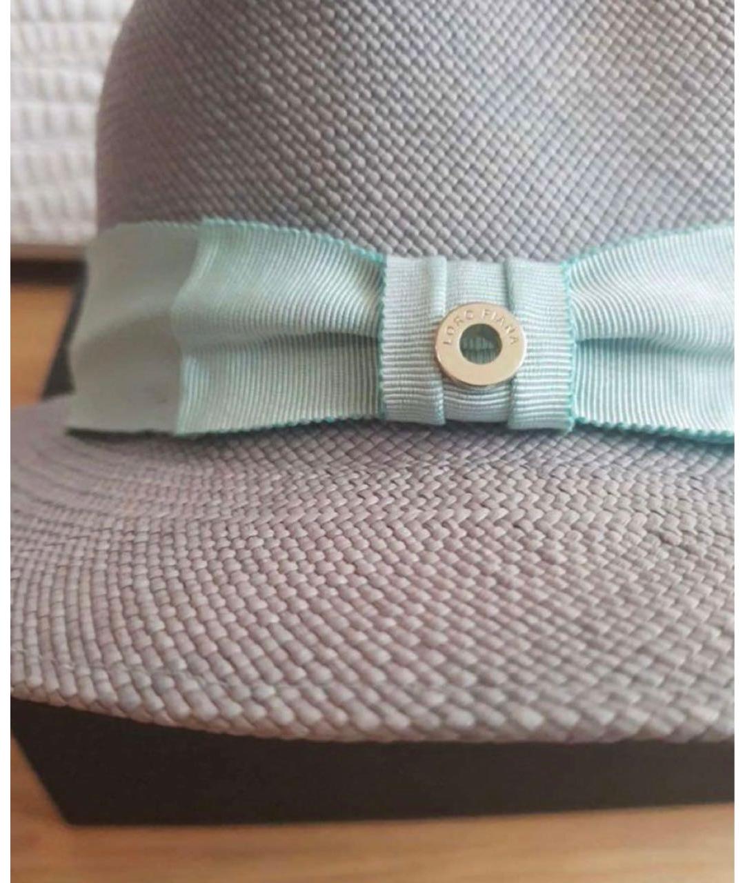 LORO PIANA Мульти соломенная шляпа, фото 3
