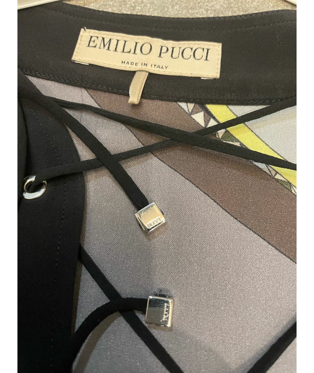 EMILIO PUCCI Мульти шелковая рубашка, фото 6