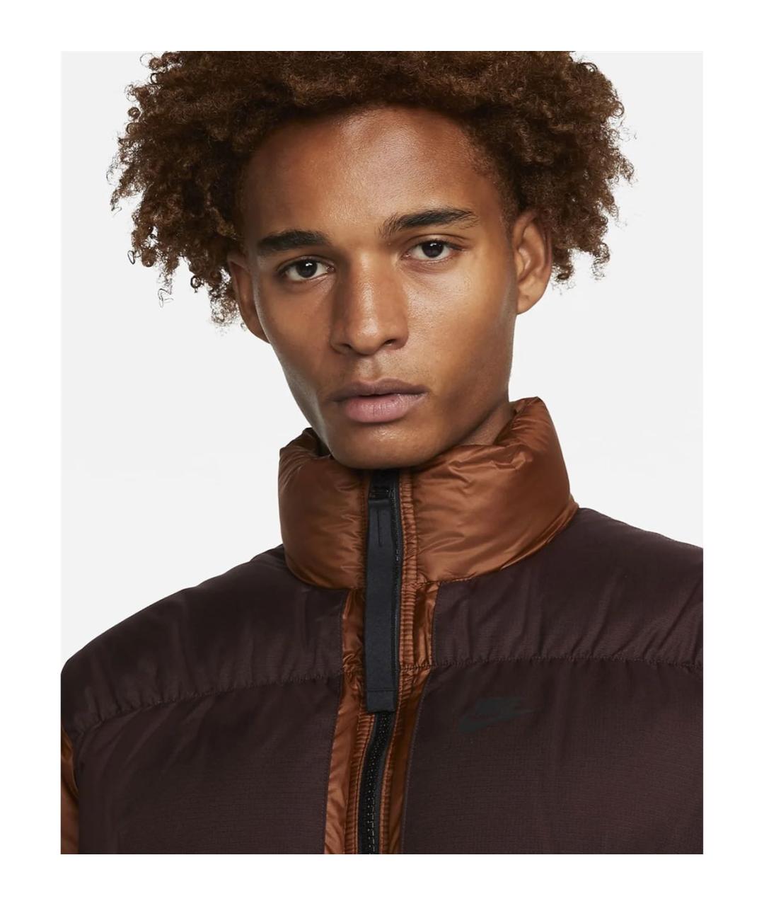NIKE Оранжевый пуховик, фото 5