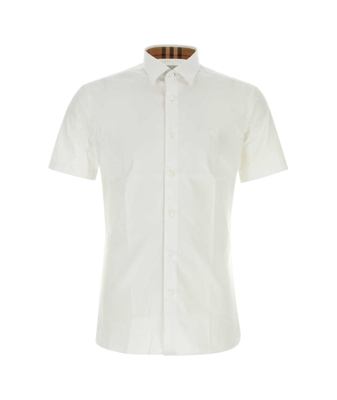 BURBERRY Белая хлопковая кэжуал рубашка, фото 1
