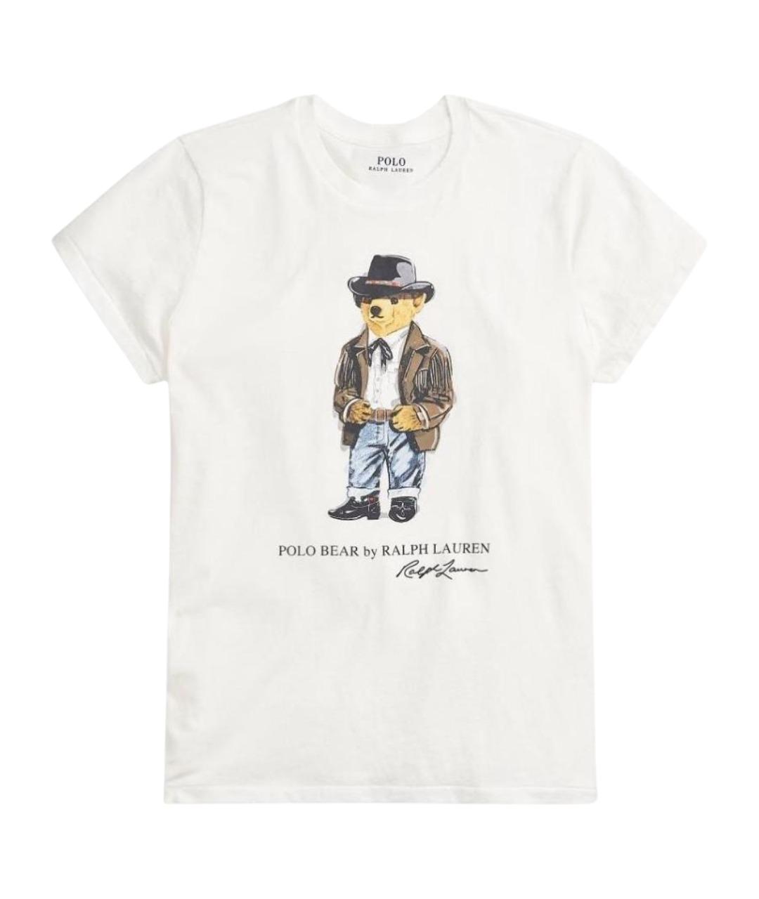 POLO RALPH LAUREN Белая хлопковая футболка, фото 1