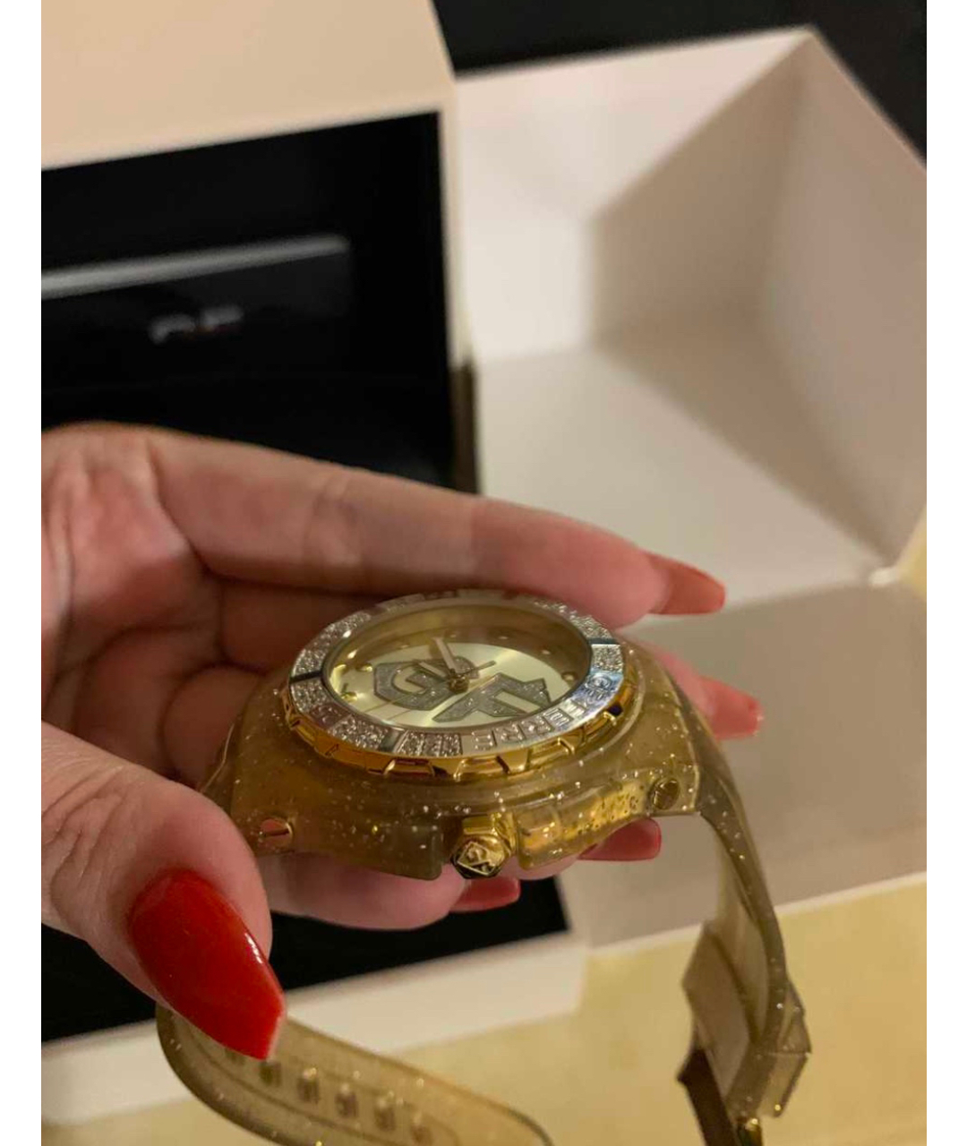 GIANFRANCO FERRE Золотые часы, фото 3