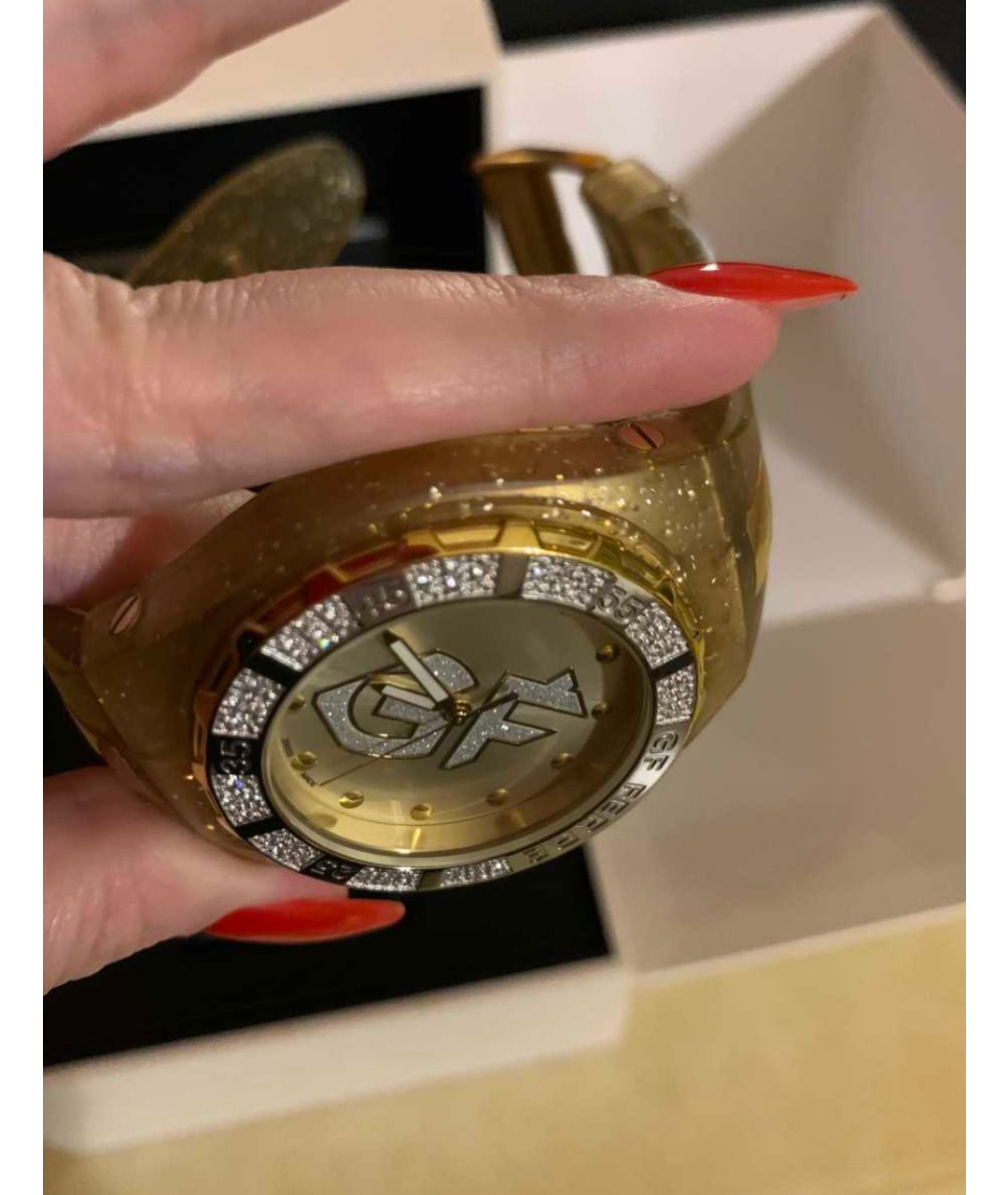 GIANFRANCO FERRE Золотые часы, фото 4
