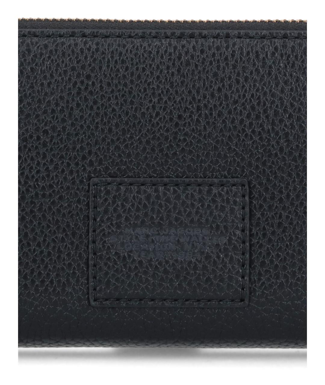 MARC JACOBS Черный кожаный кошелек, фото 4